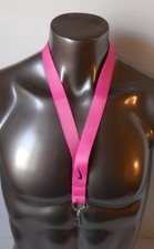 Nike Neck BCA Lanyard Metal keyring  Hook Pink/Black