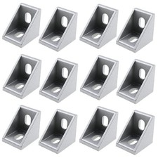 3030 Series Corner Bracket L Shape Right Angle Connector Standard 8mm 12 PCS