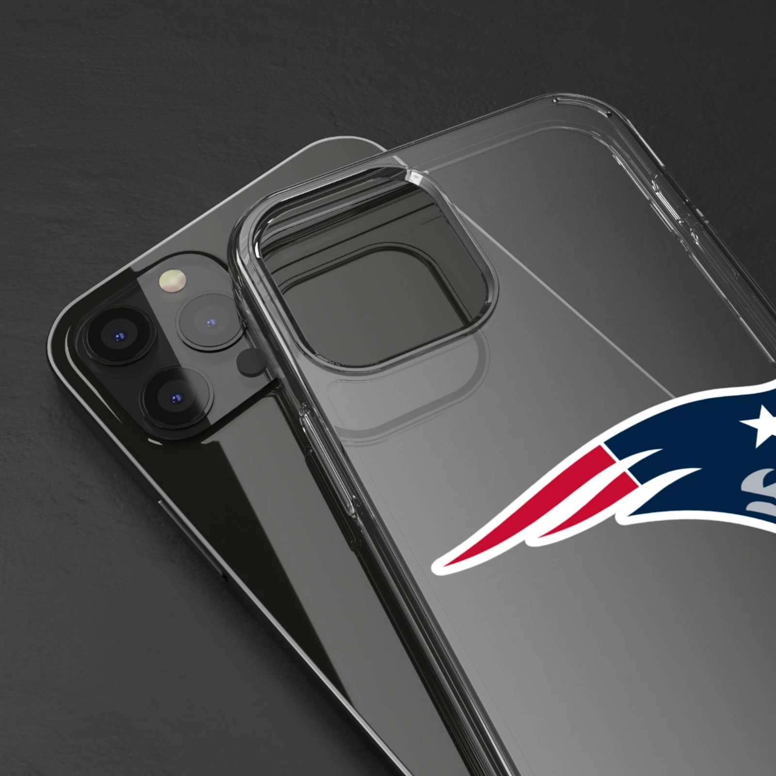 New England Patriots Clear Phone Case for iPhone