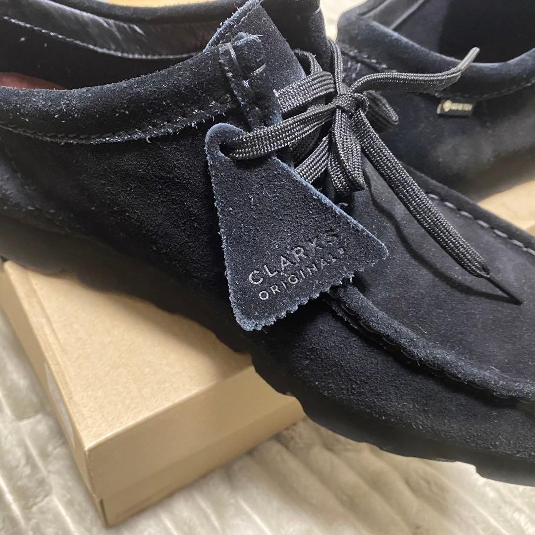 Clarks Wallabee GTX Gore-Tex Black Suede Men's Shoes 27cm/US9 Pre