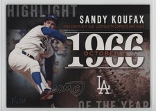 2015 Topps Update Highlight of the Year Sandy Koufax #H-71 HOF 14tz