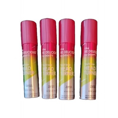 RARE Designer Imposters HEAD TURNER body spray Travel 0.5oz PDC(4 Cans) 