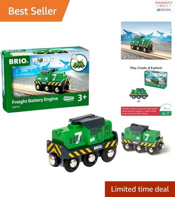 Interactive Battery-Operated Toy Train Engine: Create Imaginative Railway Worlds