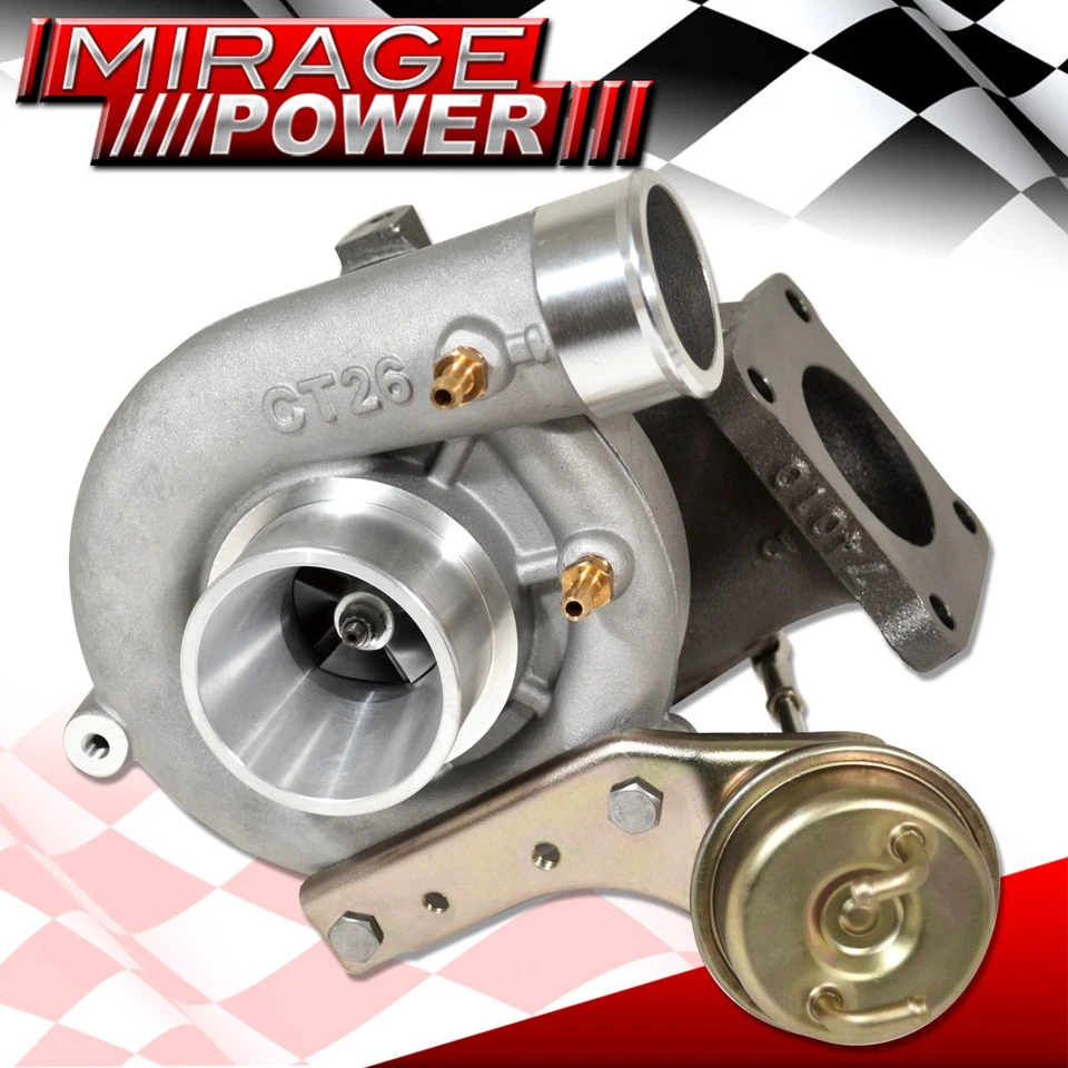 For 86-89 Toyota Celica GT4 All Trac 2.0L 3SGTE CT26 Turbo Charger + Wastegate Foto 3 de 4