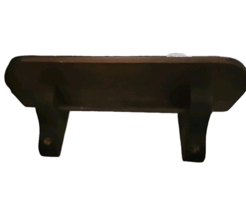 Vtg Wooden Wall Shelf, Brown In Color With Dowel Underneath - Picture 4 of 7