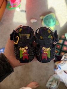 Vintage 1999 Licensed Teletubbies Sandals Sz 1 nwt