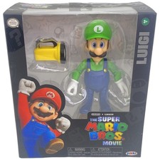 Super Mario Bros Movie Luigi Action Figure Nintendo Jakks Pacific 2023 New