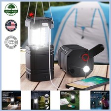 Portable Hand Crank Solar Lantern with Ultra Bright LED, 23-26 Hours Runtime