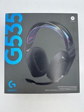 Logitech G535 wireless gaming headset. Flip-to-mute mic. PC/PS/USB, NEW