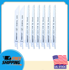 8PCS Reciprocating Saw Blades for Wood Pruning  Metal Cutting with Storage Case
