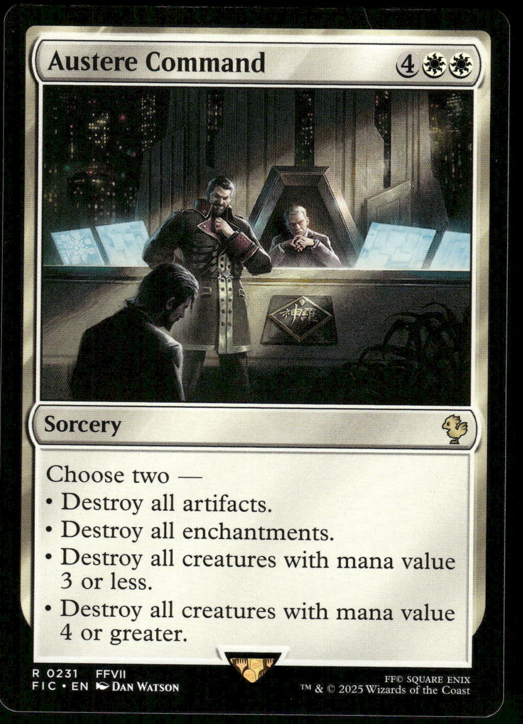 1x Austere Command - Commander: FINAL FANTASY - NM - MTG