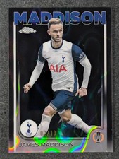 2024-25 Topps Chrome UEFA JAMES MADDISON 2/10 Black Lava Refractor SP #45