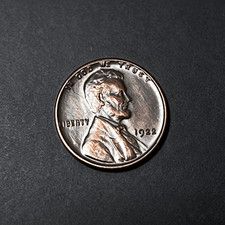 1922 No D Lincoln Wheat Cent As shown in the figure