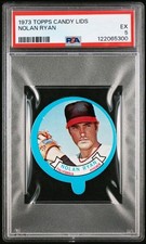 1973 Topps Candy Lids Nolan Ryan PSA 5