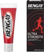 Bengay Ultra Strength Pain Relieving Cream 4 oz