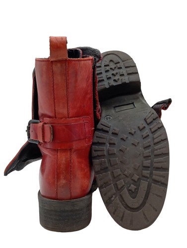 ALDO Botas con cremallera Mujeres Botines Talla EU 38 rojo look casual - Imagen 2 de 5