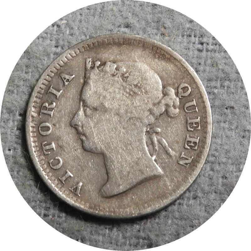 elf Hong Kong 5 Cents 1888   Victoria