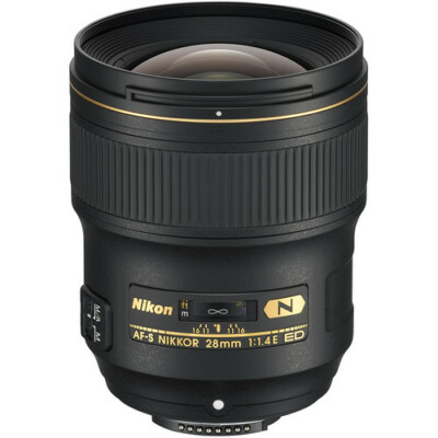 Nikon AF-S NIKKOR 28mm f/1.4E ED Lens *USA AUTHORIZED NIKON DEALER*