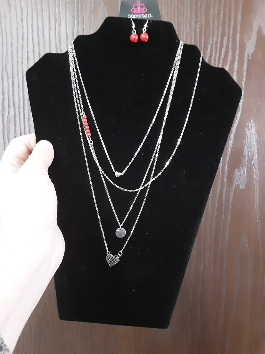 Paparazzi Gypsy Heart Red Necklace eBay
