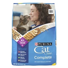 Purina Cat Chow Complete Dry Cat Food, 20 Lb Bag 🐱🐱🐱