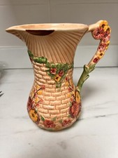 Arthur Wood Art Deco Jug Vase - Garden Wall