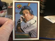 1989 Bowman  Boston Red Sox Baseball Card #28 Marty Barrett