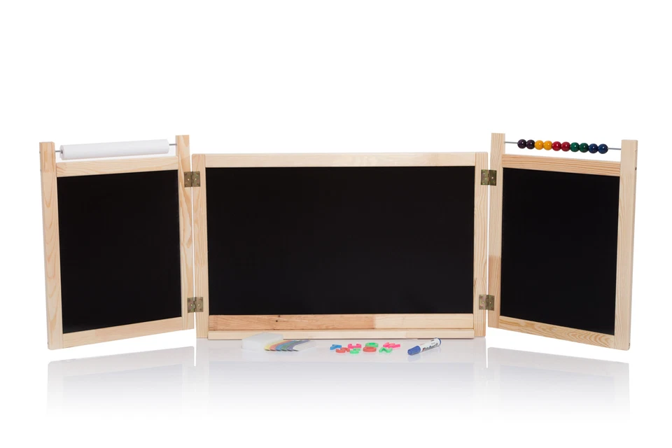 WANDTAFEL SARA 3 Schreibtafel Magnettafel Schultafel Kindertafel Papierrolle - Bild 3 von 4