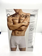 Calvin Klein Boxer Brief Cotton Classics Size 2XL 3 Pack Mens NWT.