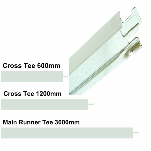 Suspended Ceiling Perimeter Trim In White 32mm X 19mm X 3000mm