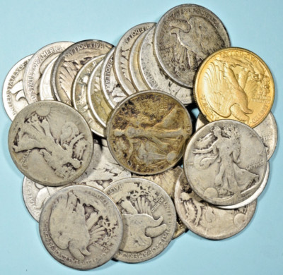 Walking Liberty Half Dollar Coin Lot ~ CULL AG ~ CHOOSE HOW MANY ~ US 90% Silver