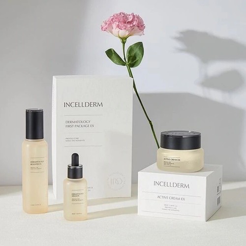 VALUE SET Incellderm Dermatology Package Booster 120ml,Serum 45ml AND