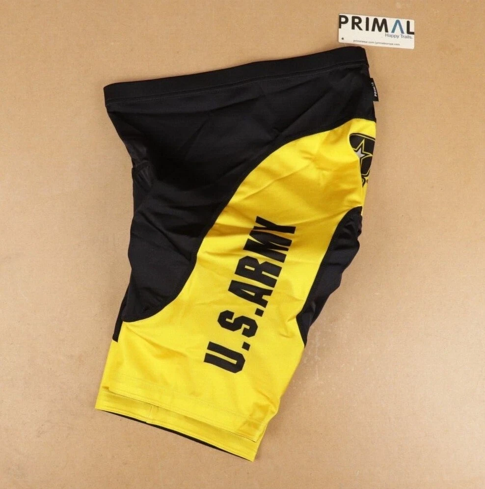 Primal Tour De Cure RED RIDER Padded Cycling Tights Shorts (Men's X-Small) Black