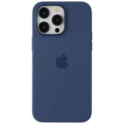 iPhone Silicone Case with MagSafe for iPhone 14 Pro Max - Storm Blue