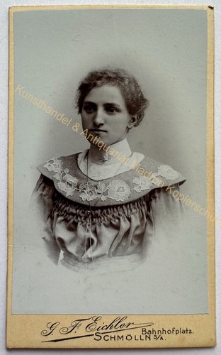 PHOTO CDV ANCIENNE 1870 Portrait Femme Coiffure Mode Bijoux XIXè EUR 16,00 - FR