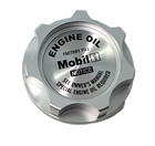 NEW SILVER ENGINE OIL CAP FOR 02-04 ACURA HONDA RSX TYPE-S DC5 K20A2 MOBIL 1 JDM