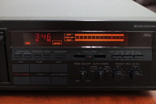 Yamaha KX-6300 Natural Sound Stereo Cassette Deck Amorphous 3 Head (8260) - Picture 4 of 12
