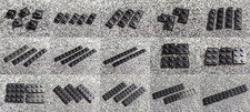 Lego Basic Platte Platten schwarz black - VAR...