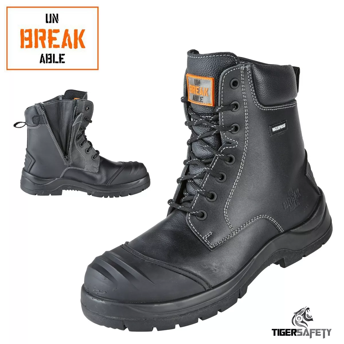 Waterproof zip hot sale up boots