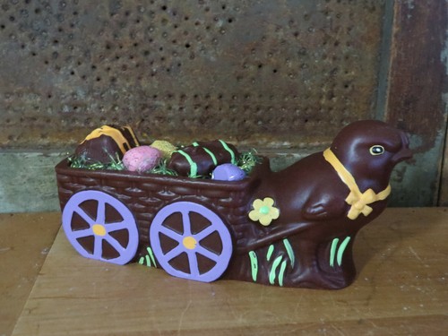 Carro de dulces de resina imitación chocolate de Pascua pollito de resina colección The Salem - Imagen 5 de 8