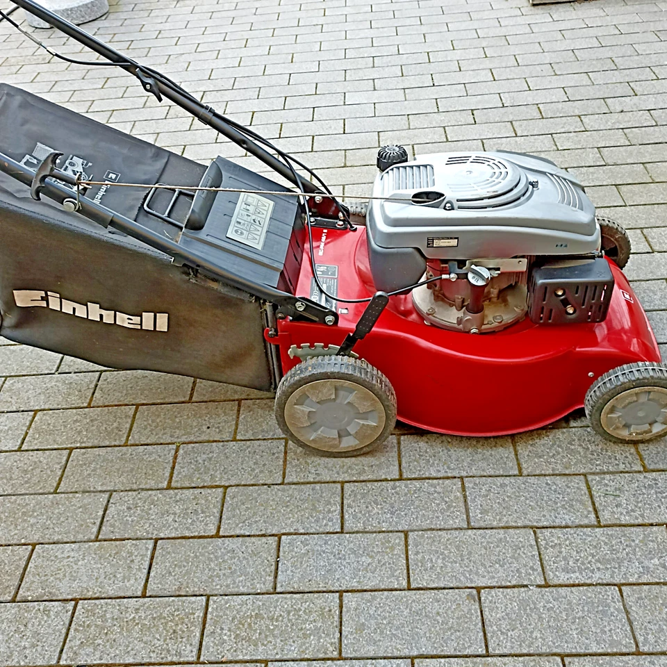 Rasenmäher Einhell GC-PM 46/1 s Benzinrasenmäher Mäher Gras Wiese Mähen Rasen