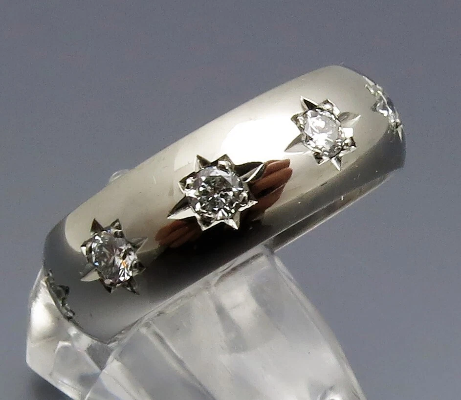 REIF-DESIGN - TOP BRILLANT STERNENHIMMEL "STARS" - PLATIN - UNIKAT! - Bild 2 von 4