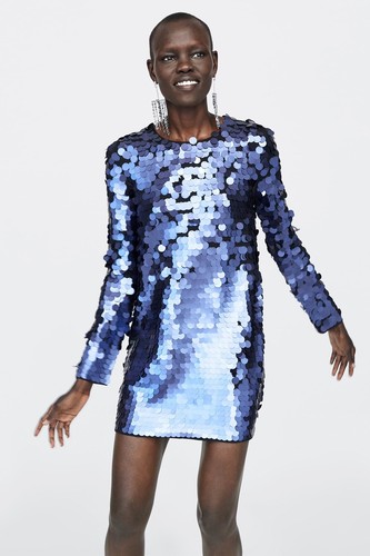 Zara Limited edition knitware sequin 