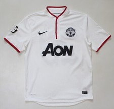 #20 Van Persie 2012 - 2013 Manchester United Away Football Shirt Jersey UCL (M)