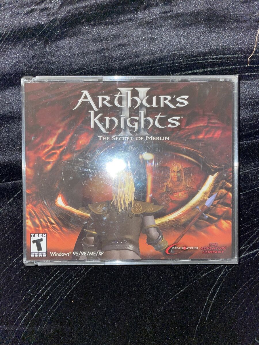 Arthur's Knights II The Secret of Merlin Jewel Case PC Cd ROM Game  625904324504