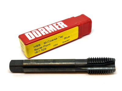 Dormer Spiral Point M16x2 Plug Tap, ISO 529, HSS Ser. E509 Oxide Finish