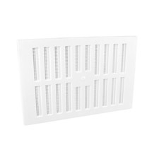 Plastic Louvre Air Vent Grille Cover Adjustable Flyscreen - Hit & Miss Air Vent