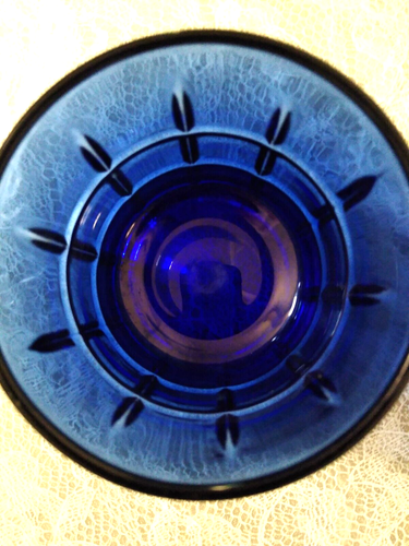 Anchor Hocking Cobalt Blue Manchester 10 oz. Lowball Glasses set of (2) - Picture 9 of 10