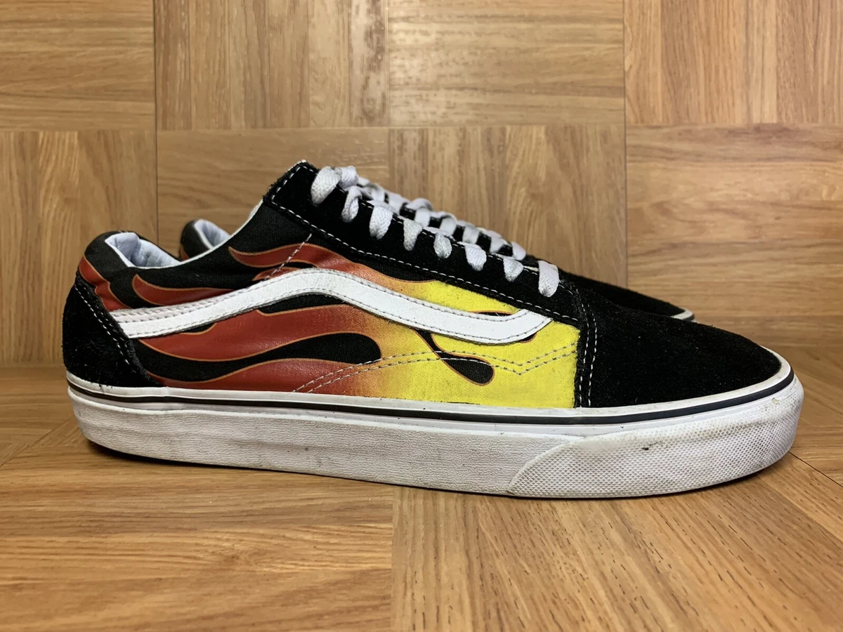 RARE🔥 VANS Old Hot Rod Flame Sz 10 Men&#039;s Sneakers eBay