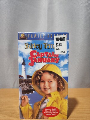 Captain January, 1936   Musical/Comedy, Shirley Temple, Buddy Ebsen, NEW VHS