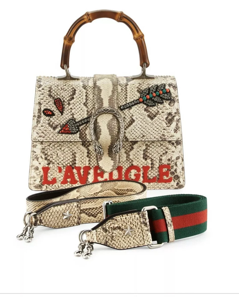 Gucci Dionysus Bamboo Medium Embellished Tote LIMITED EDITION